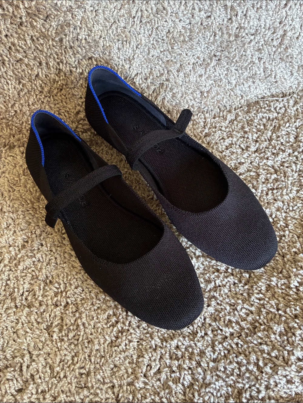 Rothy's Brand New- Black Mary Jane Knit Flats - Picture 2 of 12